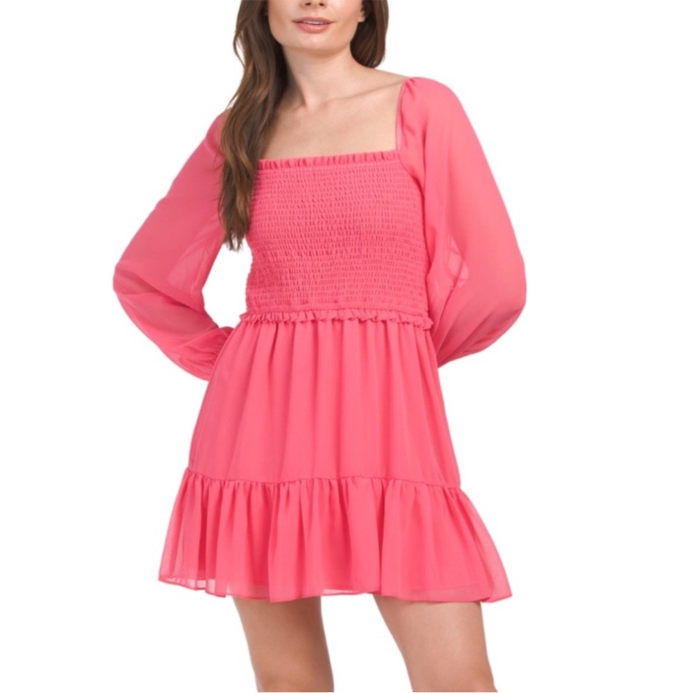 1.STATE ruffle dress